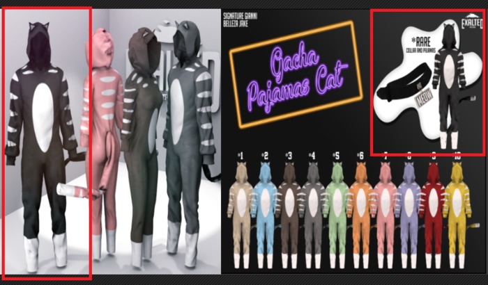 ExalteD - Pajamas Cat {Belleza & Signature} *RARE*