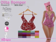 Olita Romper With Hud Flowers 2