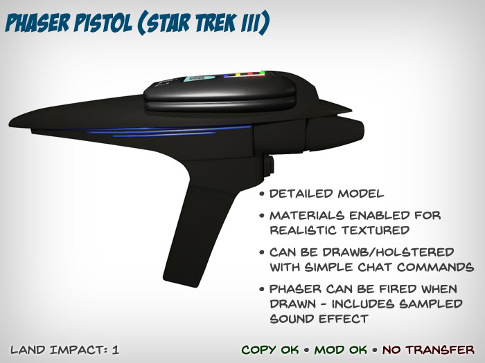 Phaser Pistol (Star Trek III)