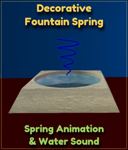 Decorative Fountain Spring