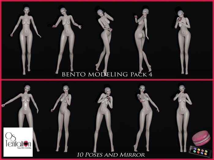 * OsTentatioN * FATPACK Poses BENTO - Pack 4