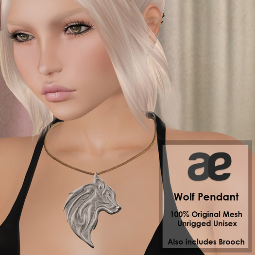 [ae] Wolf Pendant & Brooch FATPACK
