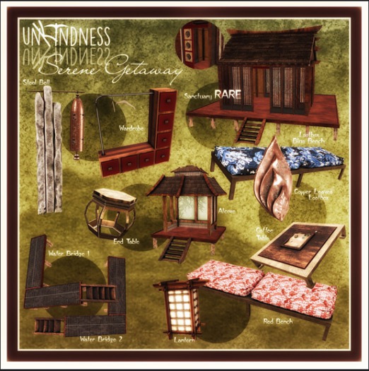 uK - Serene Getaway Blue Bench