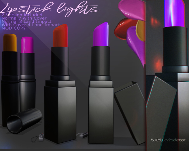 buildworksdecor : Lipstick Lights FATPACK / Boxed