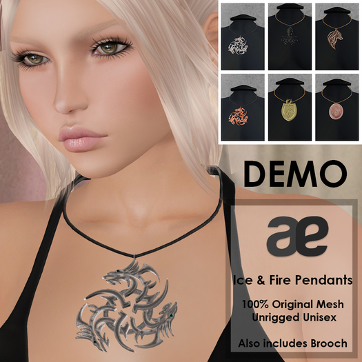 [ae] Ice & Fire Pendants DEMO