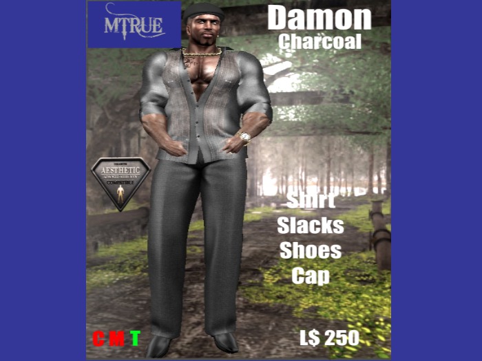 M. True Damon (Charcoal)