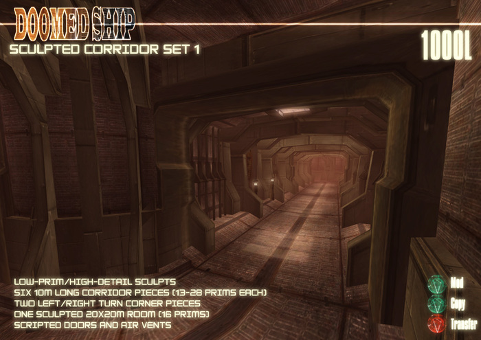 Doomed Ship - Sculpted Corridor Set 1
