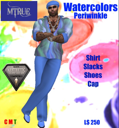 M. True Watercolors (Periwinkle)