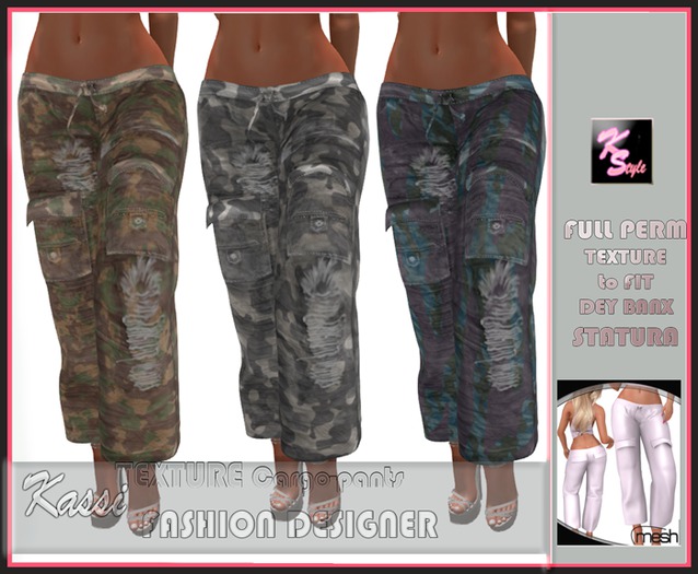 Texture Cargo pants5