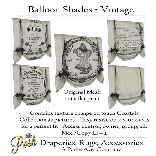 [Posh]Balloon Shade - Vintage Texture Change
