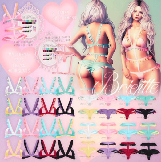 {le fil casse} Brigitte Bralette Maitreya Black Dotty