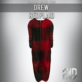 [FKD] DREW - RED PLAID