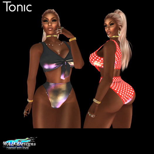 HOT STUFF TOP AND SHORTS TONIC