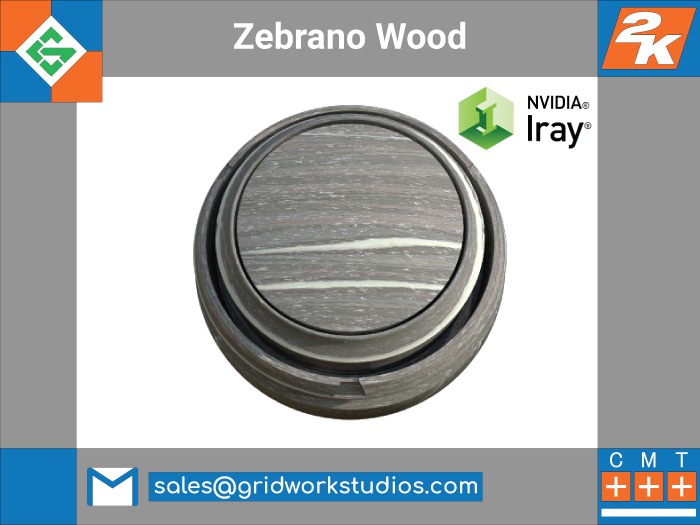[ G.W.S. ] Wood: Zebrano