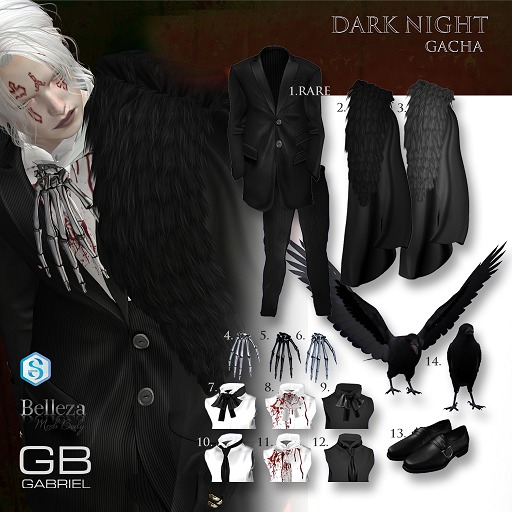 ::GB:: Ribbon Tie shirt (blood) (Belleza)