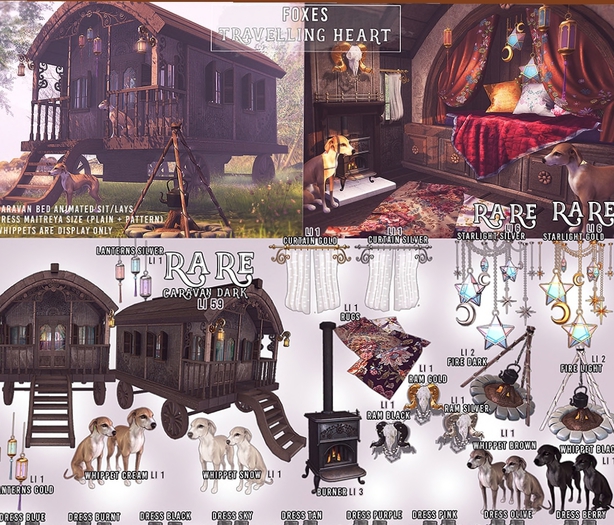 Foxes - Travelling Heart - Starlight - Silver[box] RARE