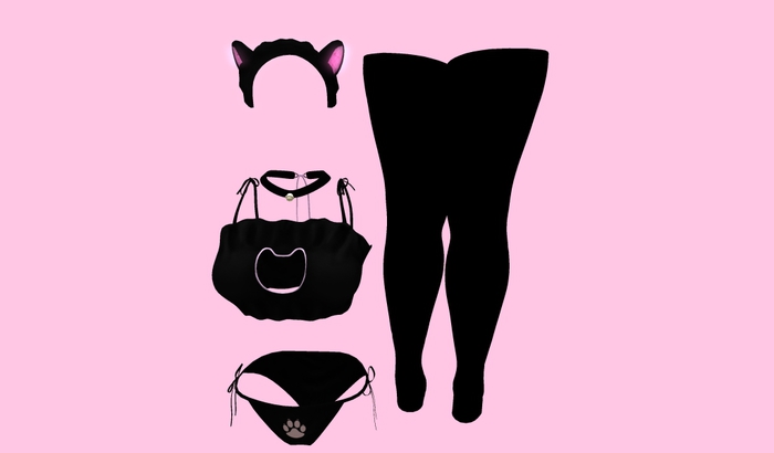 .:. MS .:. Raver Kitty Outfit [UNPACKER]