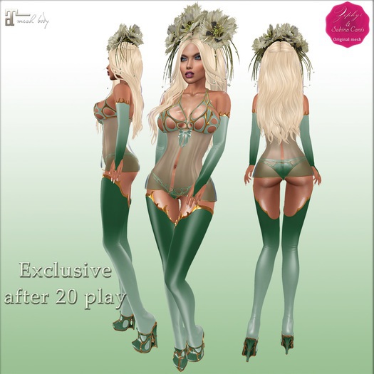 "Zephyr" Fairy Exclusively green