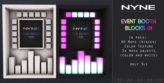 [NYNE] Wall Display - Event Booth - Blocks 01