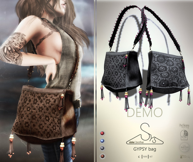 [sYs] GYPSY bag (Rigged & Unrigged mesh) - DEMO