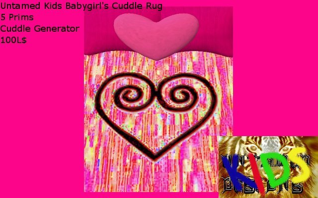 Untamed Kids Babygirl's Cuddle Rug BOX