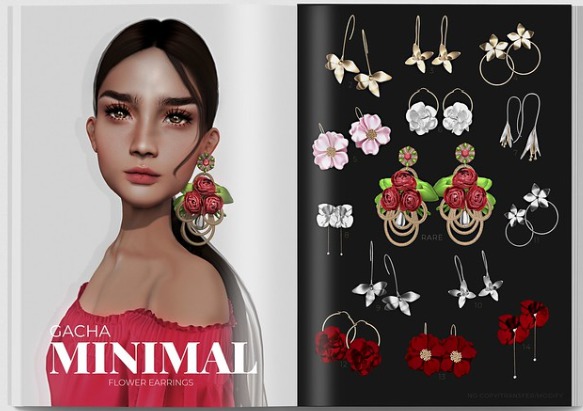 MINIMAL - Flower Earrings RARE