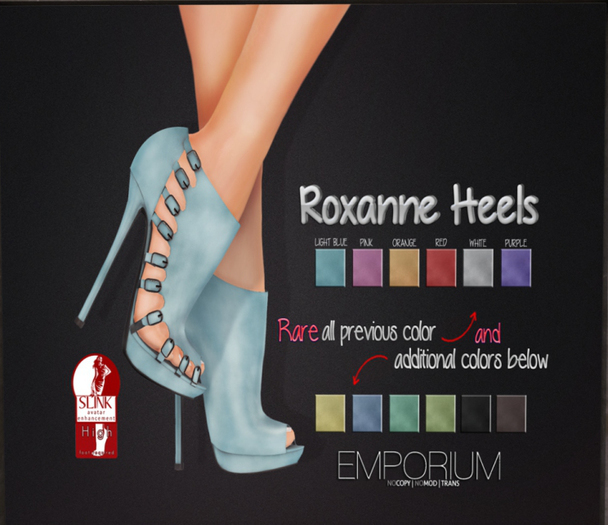EMPORIUM Roxanne Heels Red