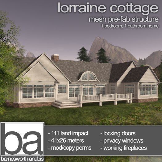 [ba] lorraine cottage - packaged