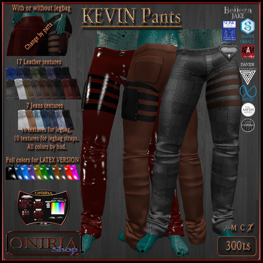 .::ONIRIA-KEVIN Pants -(wear-add to unpack)
