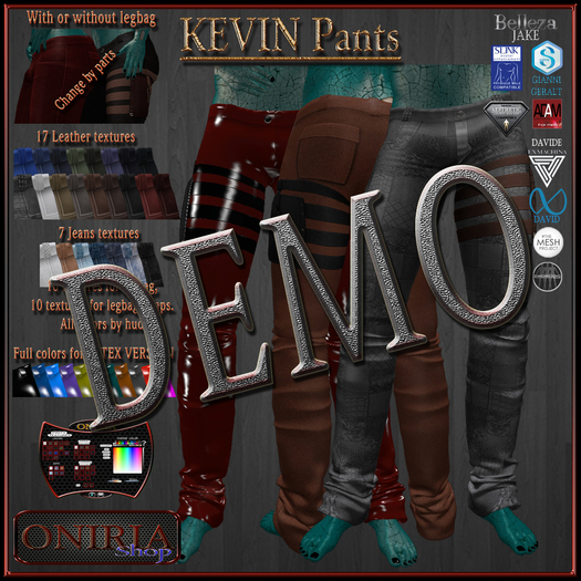 .::ONIRIA-KEVIN Pants -(wear-add to unpack)-DEMO