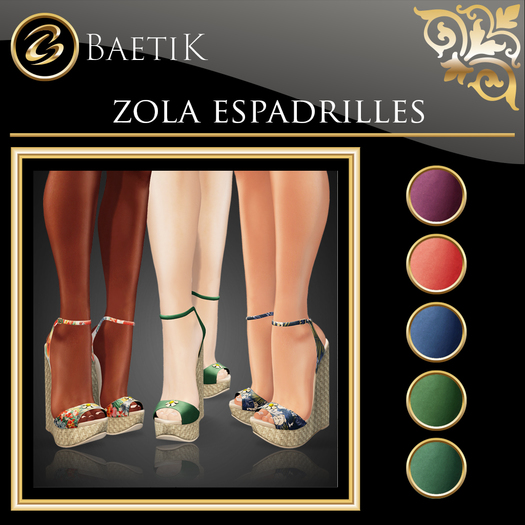Baetik : Zola Espadrille : Jewel