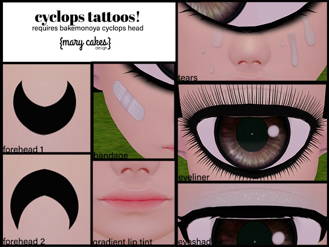 {MC} Cyclops Tattoos Bakemonoya Cyclops Head