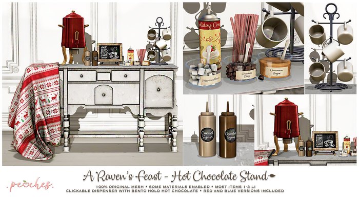 .peaches. A Raven's Feast - Hot Chocolate Bar