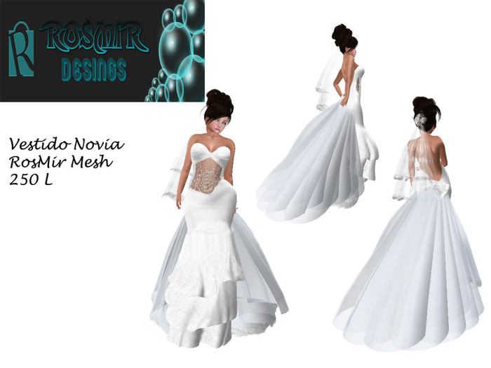 VESTIDO DE NOVIA ROSMIR DESIGN