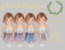 [C.B] Plaid Dressy FATPACK