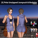 s pola unzipped jumpsuit bralette purple ad