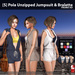 s pola unzipped jumpsuit bralette promo ad