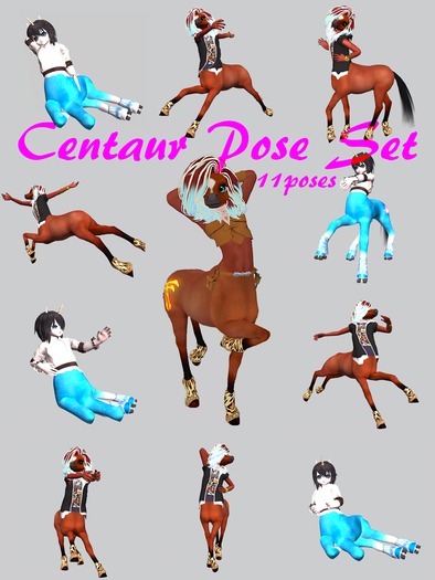 Centaur Pose Set1