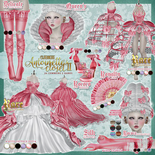 CUREMORE / Antoinette's Closet II / Rococo Queen Attire / RARE