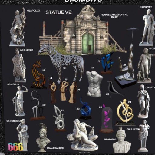 [666] store STATUE V2 RARE