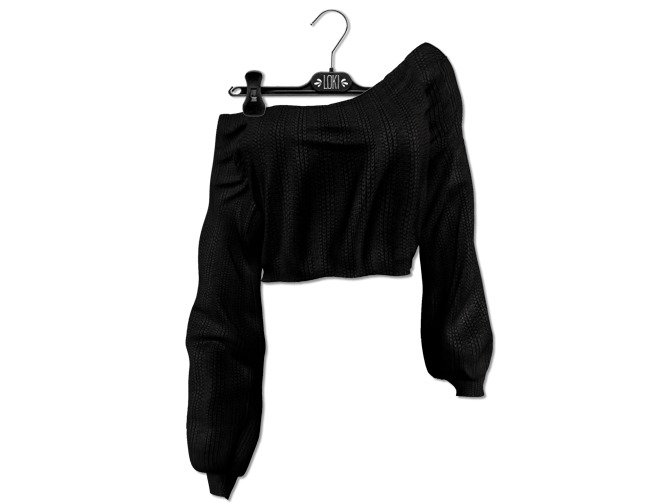 Loki - Bebe Loose Sweater - Black