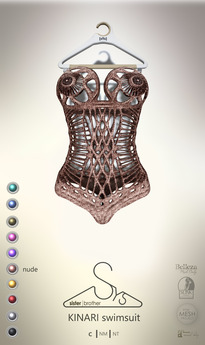 Second Life Marketplace - [sYs] KINARI swimsuit (body mesh) - nude