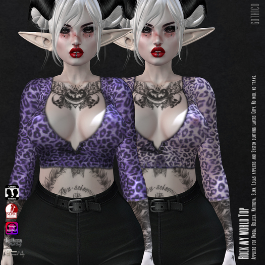Goth1c0: Rock my world purple