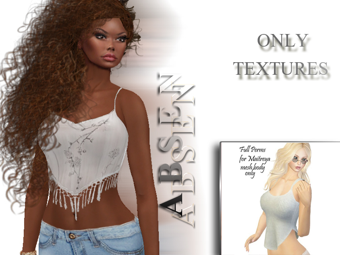 **ABSEN** TEXTURE FOR ^Upcycled^ Full perm Simple Tank 