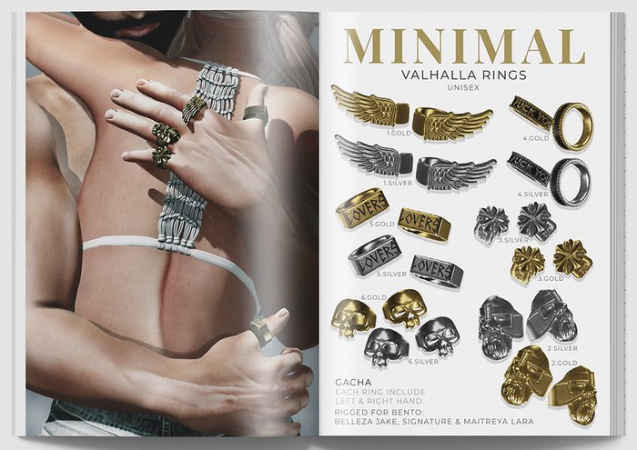 MINIMAL - Lovers Rings Gold *5*