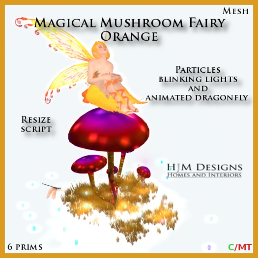 Magical Mushroom Fairy - Orange Boxed