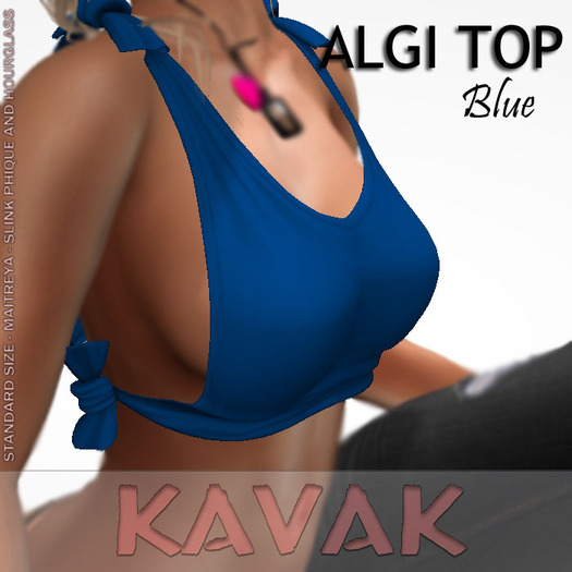 KAVAK - Algi Top BLUE (wear)