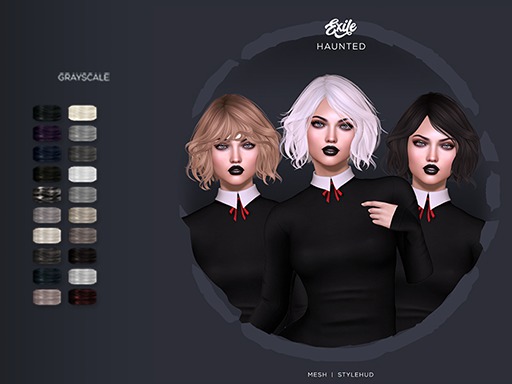 Exile - Haunted - Grayscale