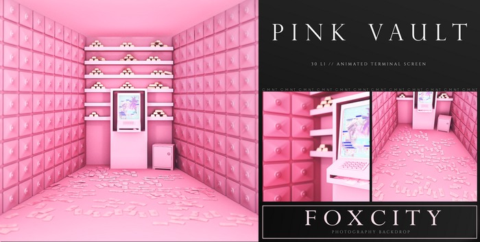FOXCITY. Photo Booth - Pink Vault (HUD. Wear me)