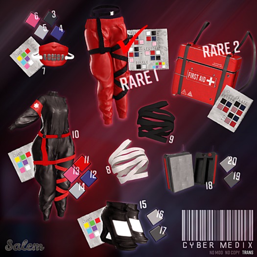 [Salem] Cyber Medix // RARE 1 // Sweat Pants